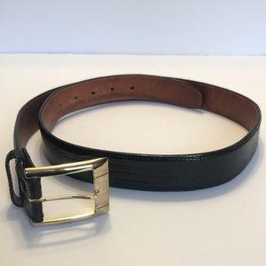 Nocona Boot Company Belt Makers Collection Black Leather Belt size 34